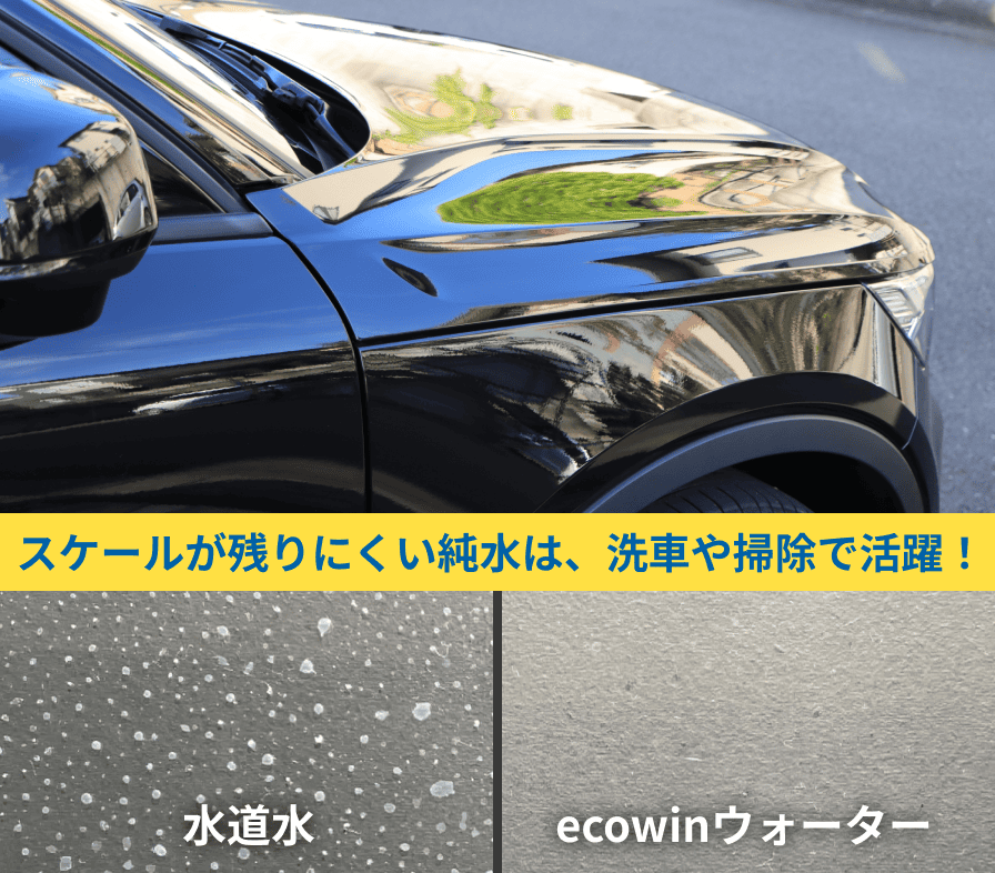 画像：洗車や掃除後の違いイメージ